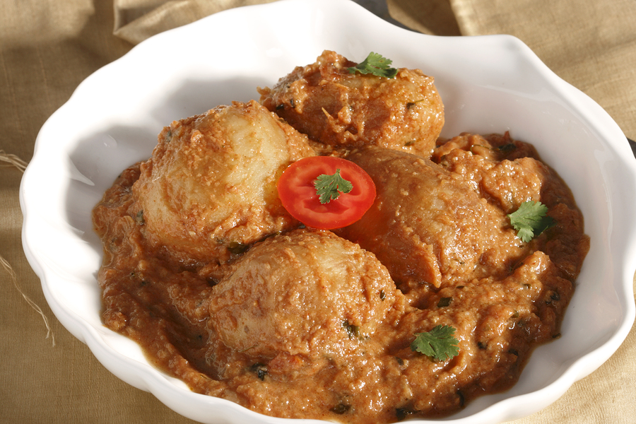 Awadhi Dum Aloo - A potato dish from India